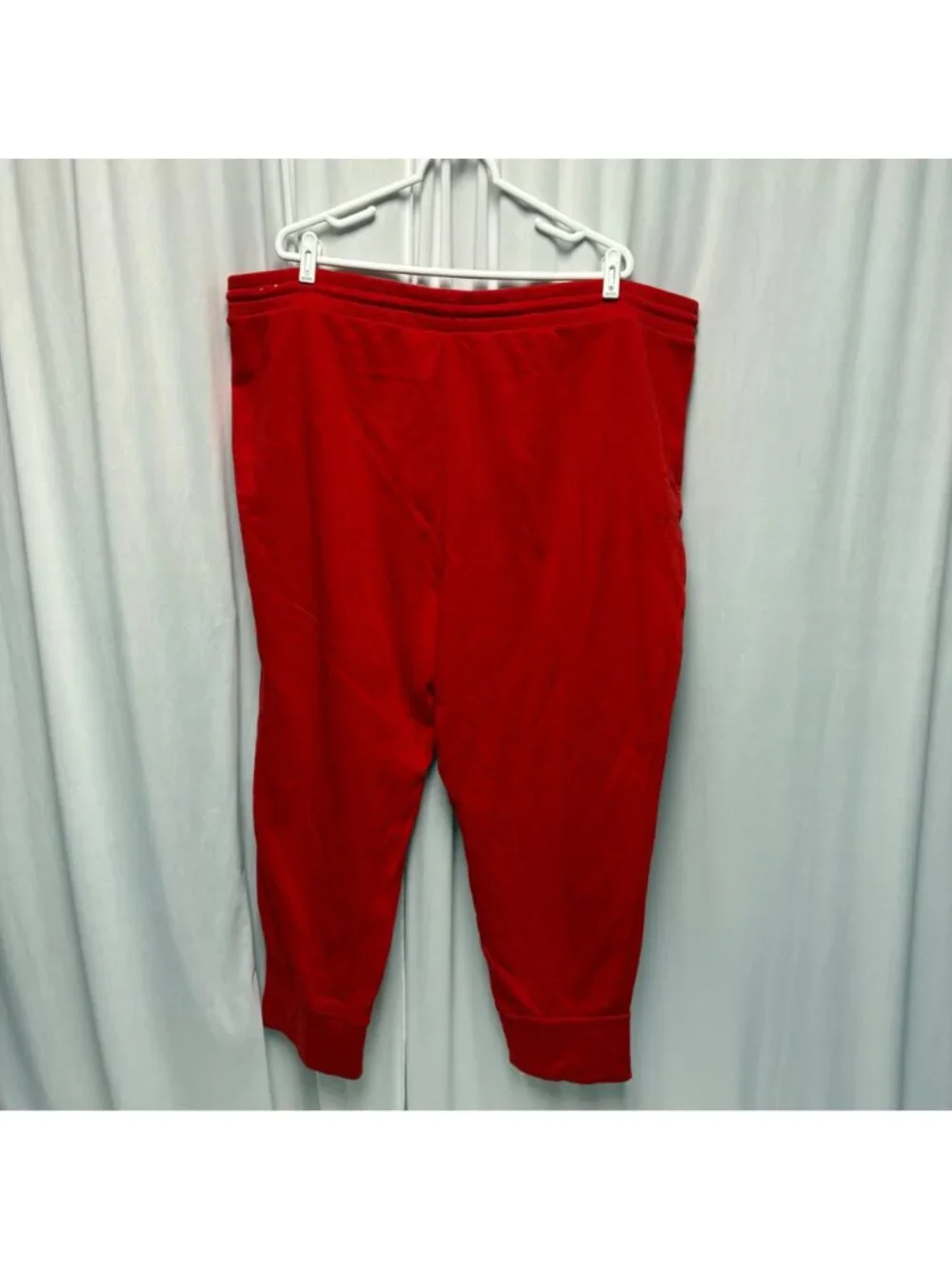 Sports Illustrated Jogger Sweatpants Mens 3X Red Relaxed Fit Casual Drawstring